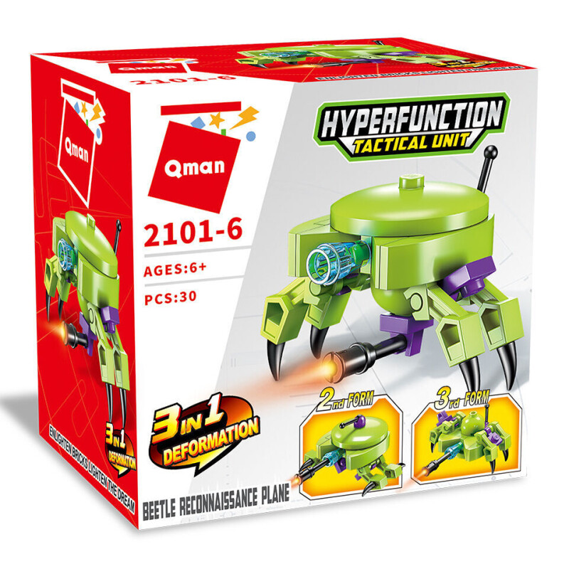 Qman Hyperfunction Tactical Unit Průzkumník Beetle 3v1